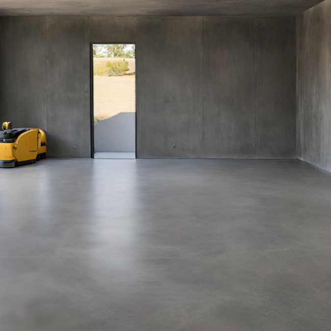 Freshly poured concrete flooring in a residential home in Bristol